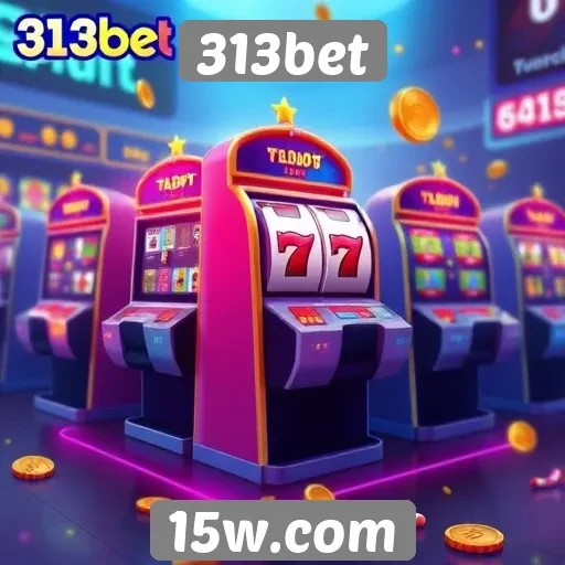 Gameplay de slot machines na 313bet