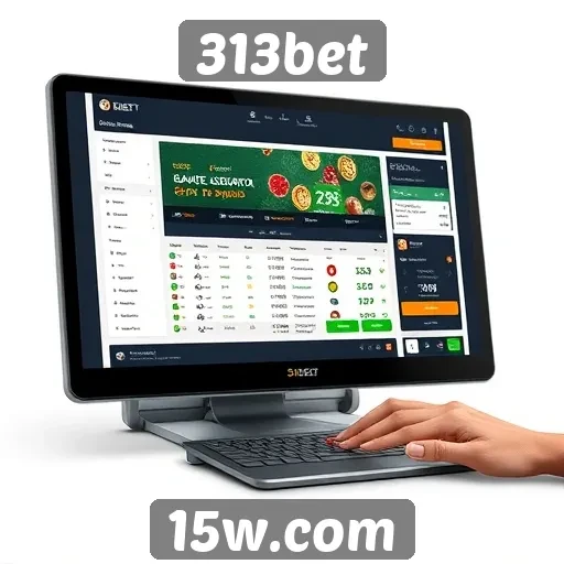 Interface amigável e fácil navegação no 313bet